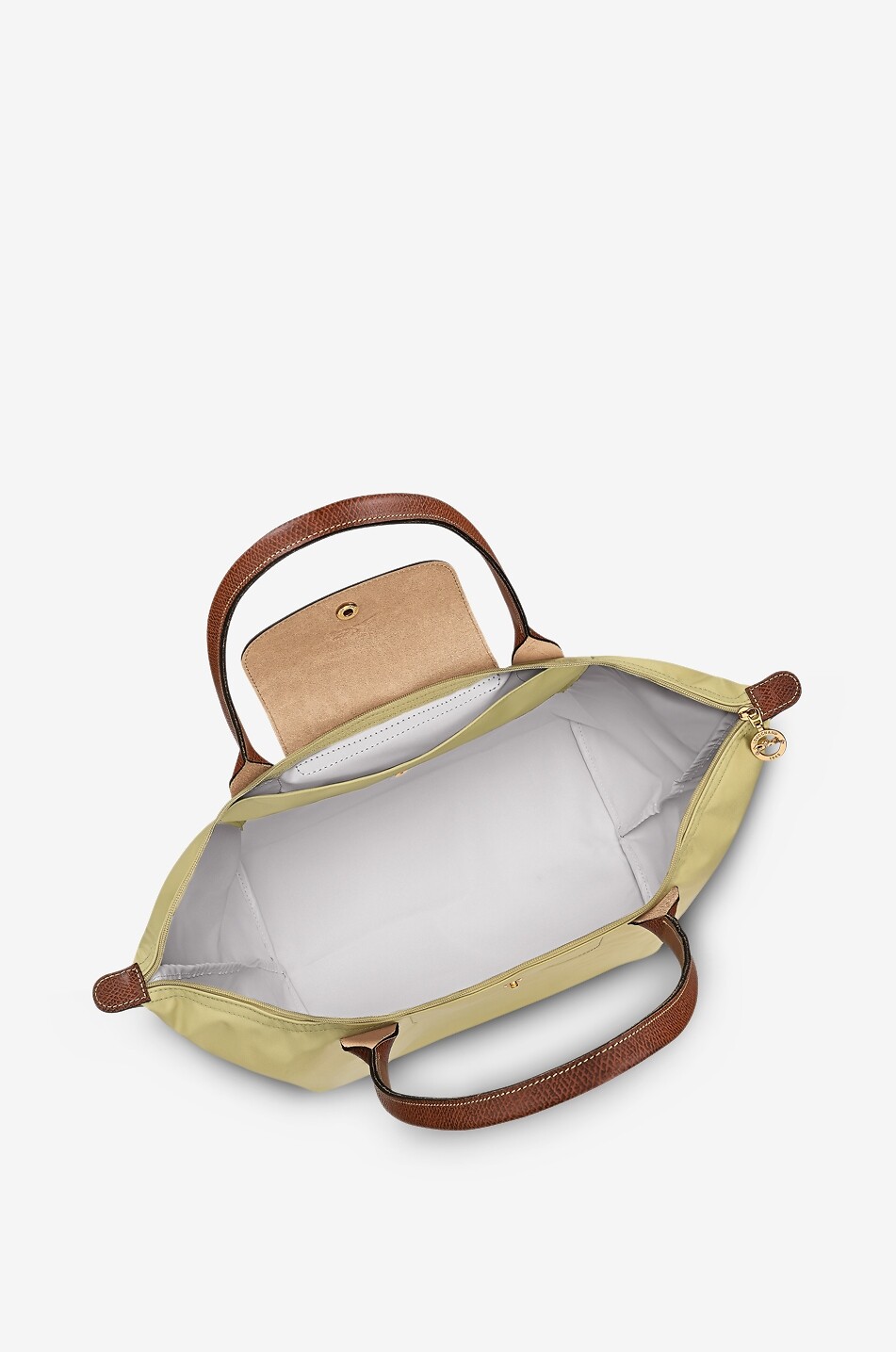 LONGCHAMP Le Pliage Original L coated canvas tote bag Women LIGHT GREEN 4