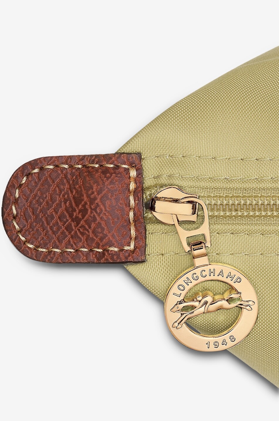 LONGCHAMP Le Pliage Original L coated canvas tote bag Women LIGHT GREEN 5