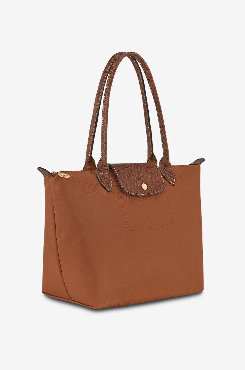 LONGCHAMP Le Pliage Original M coated canvas tote bag Women COGNAC 2