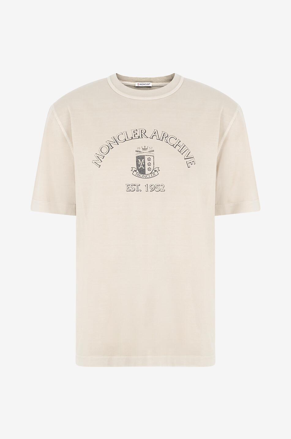 T-shirt à manches courtes et col rond Moncler Archive