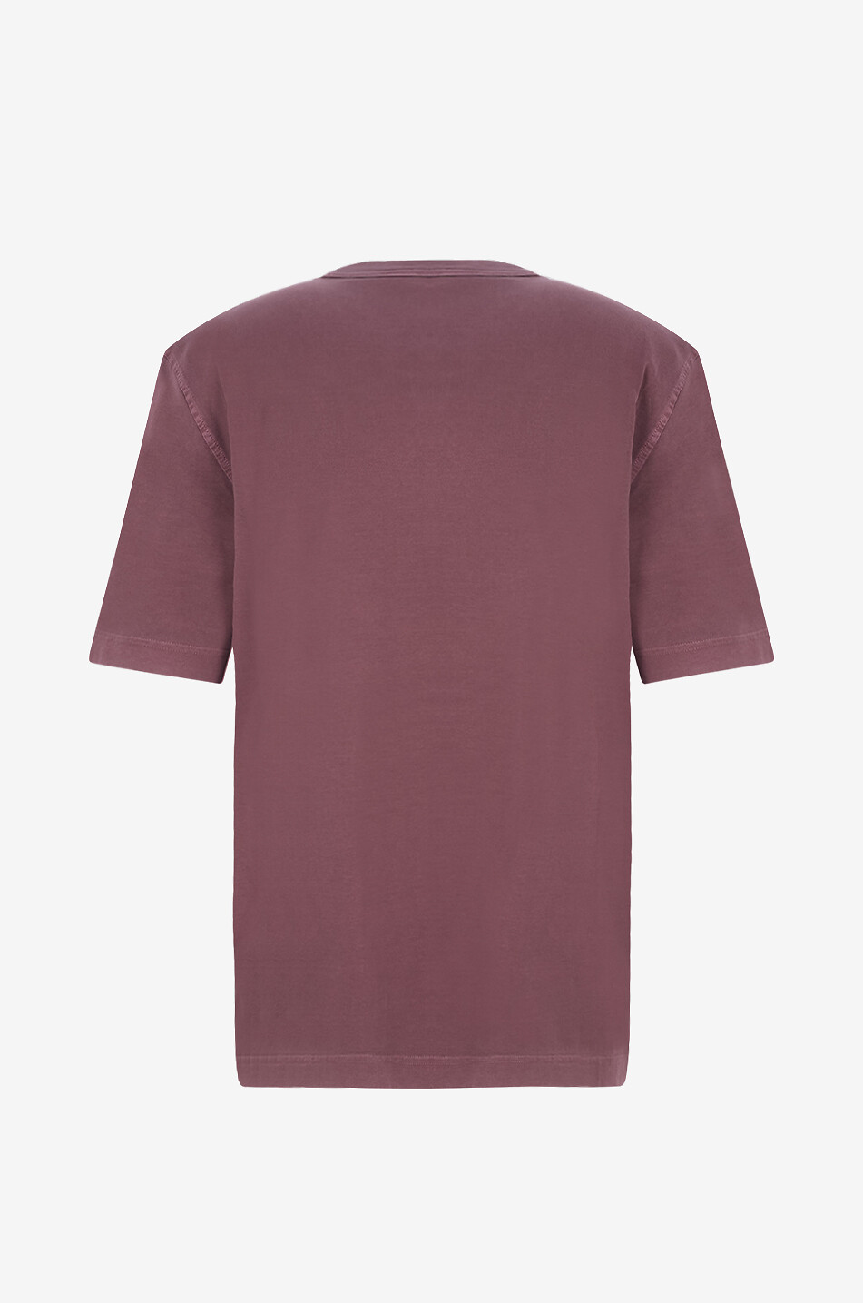MONCLER T-shirt à manches courtes et col rond Moncler Archive Homme ROUGE FONCÉ 2