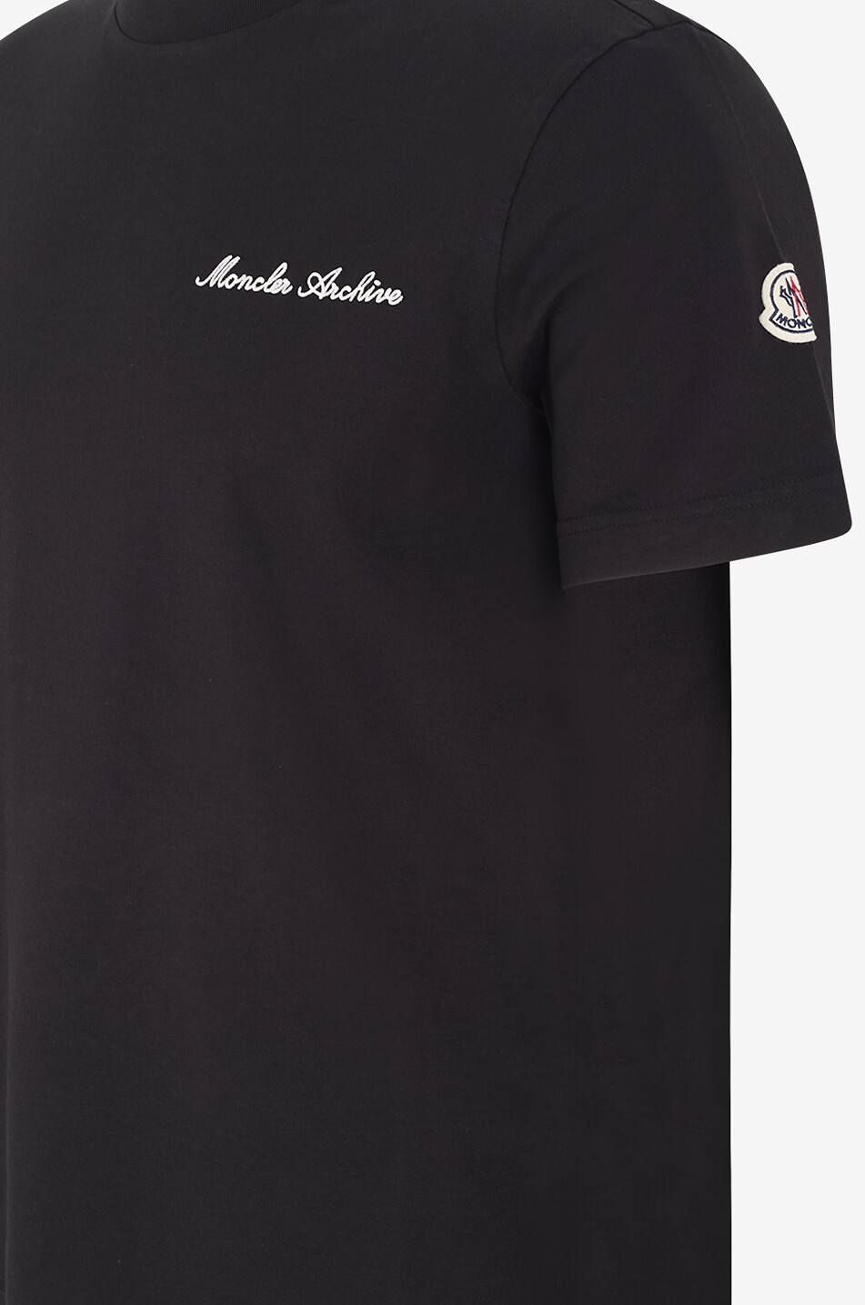 MONCLER Moncler Archive embroidered short-sleeved crewneck T-shirt Men BLACK 3