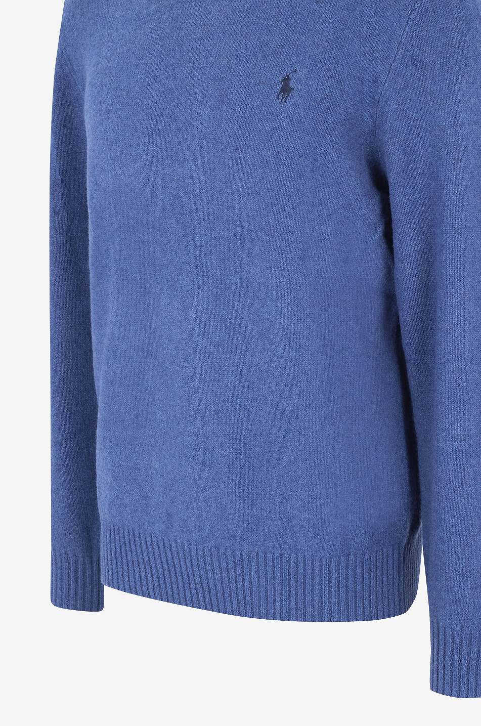 POLO RALPH LAUREN Feiner Rundhals-Pullover aus Wolle und Kaschmir Pony Herren MITTELBLAU 3
