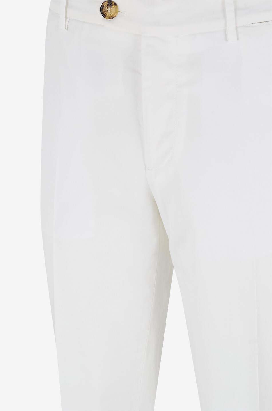 BRUNELLO CUCINELLI Pantalon chino slim en coton stretch Italian Fit Homme BLANC 3