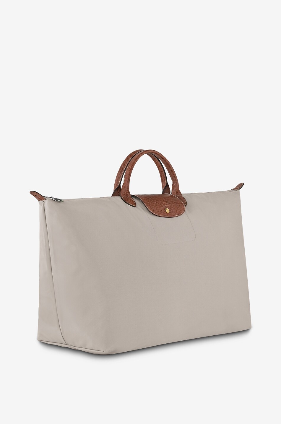 LONGCHAMP Sac de voyage en toile et cuir de Russie Le Pliage Original M Femme GRIS 2