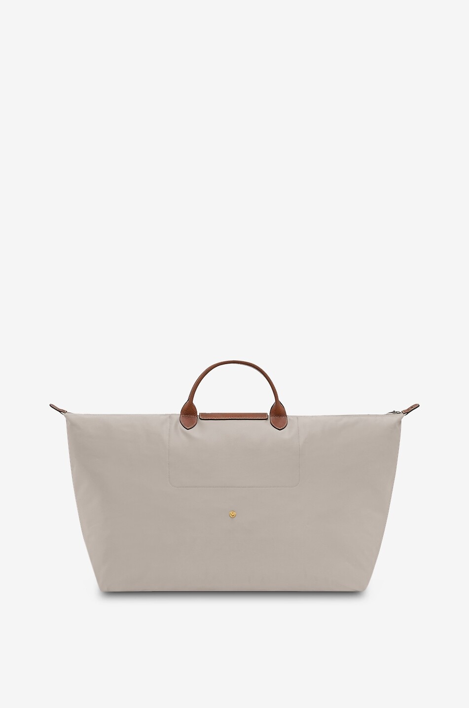 LONGCHAMP Sac de voyage en toile et cuir de Russie Le Pliage Original M Femme GRIS 3