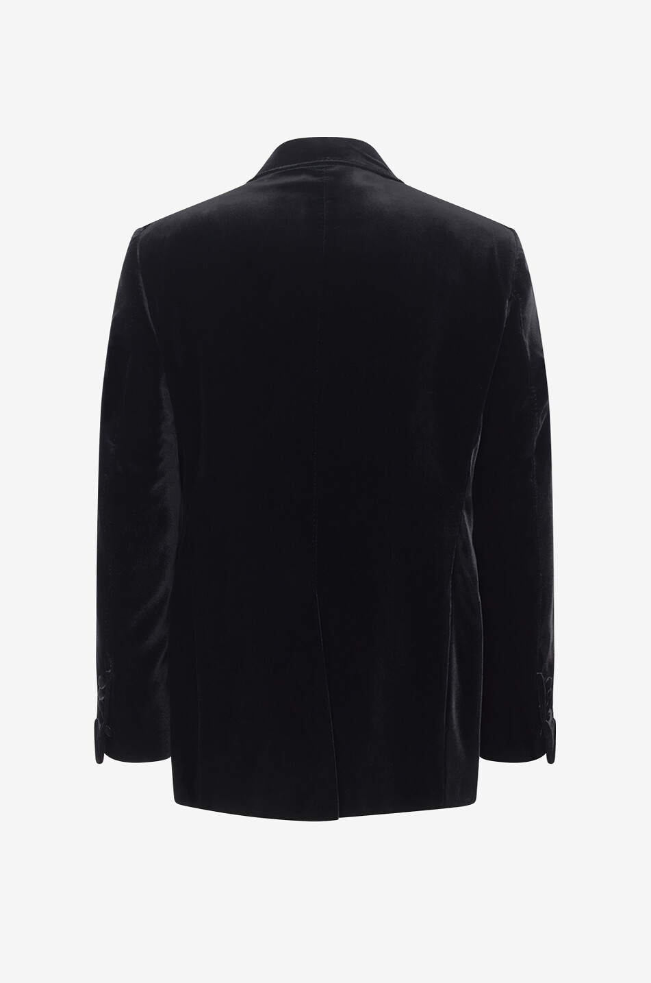 TOM FORD Velvet cocktail jacket with peak lapel collar Men BLACK 2