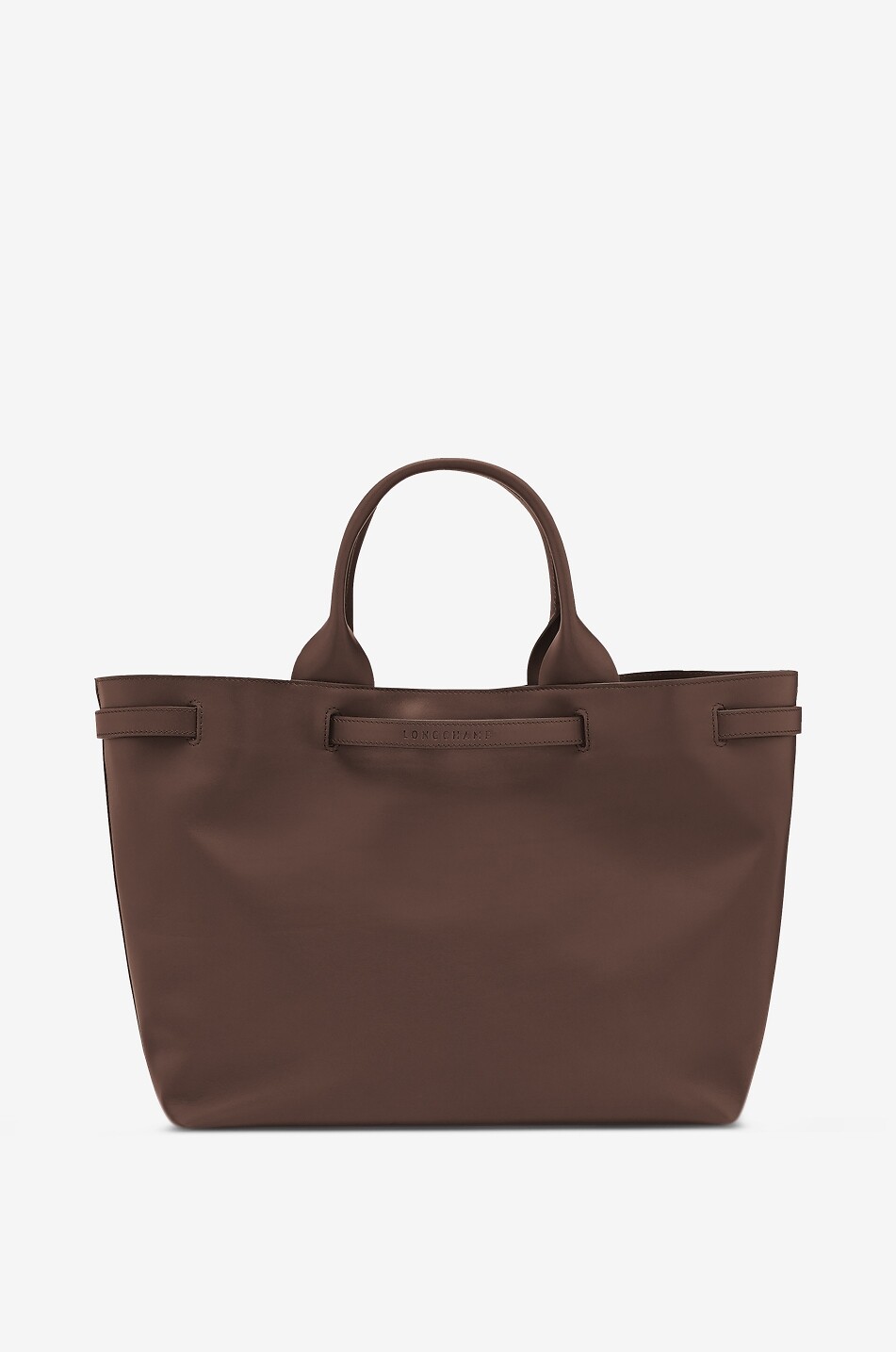 LONGCHAMP Le Smart leather tote bag Women BROWN 4