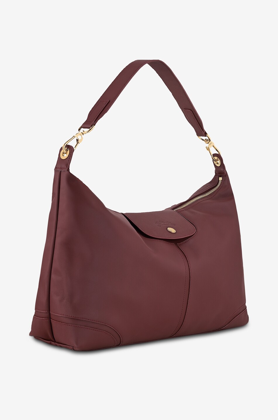 LONGCHAMP Grosse Schultertasche aus Leder Le Pliage Xtra Damen DUNKELROT 2