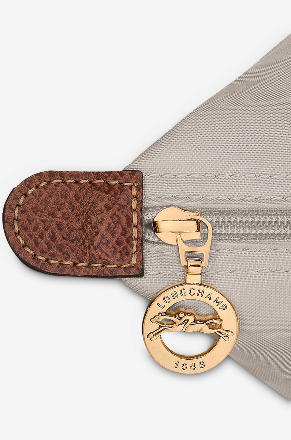 LONGCHAMP Sac à main en toile Le Pliage Original M Femme GRIS 4