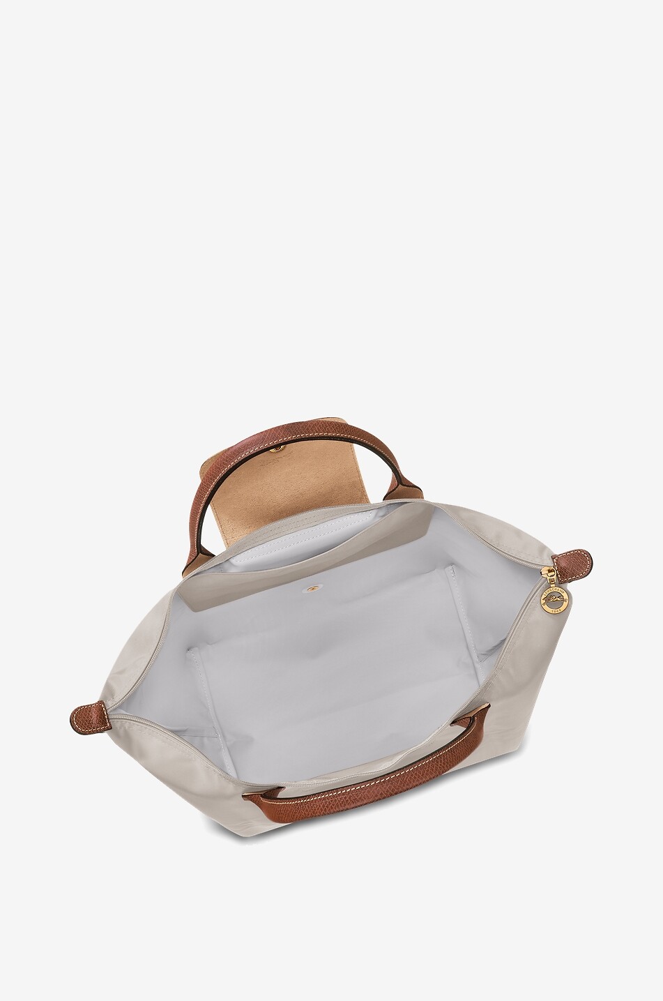 LONGCHAMP Sac à main en toile Le Pliage Original M Femme GRIS 5