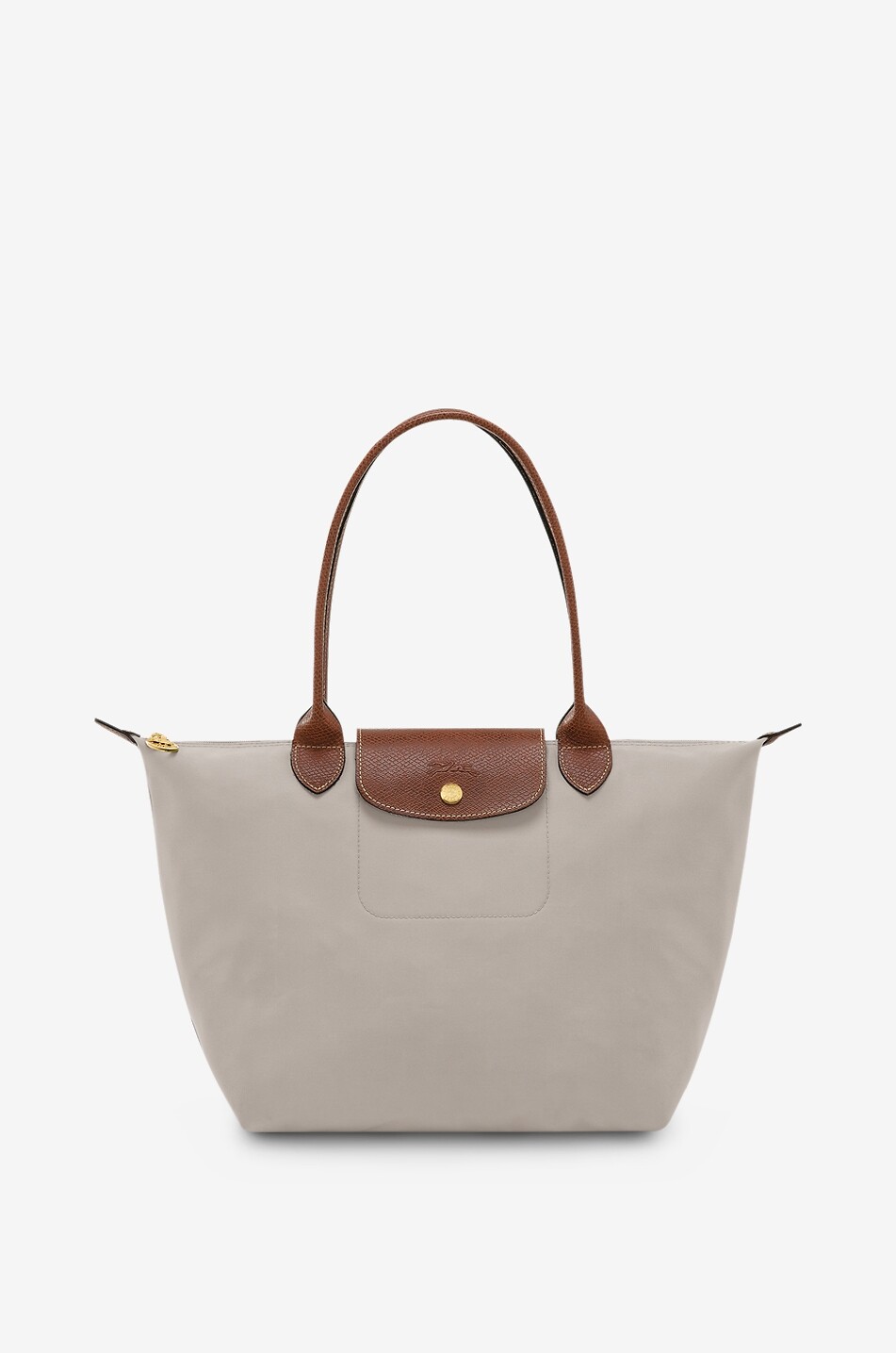LONGCHAMP Le Pliage Original M coated canvas tote bag Women GREY 1