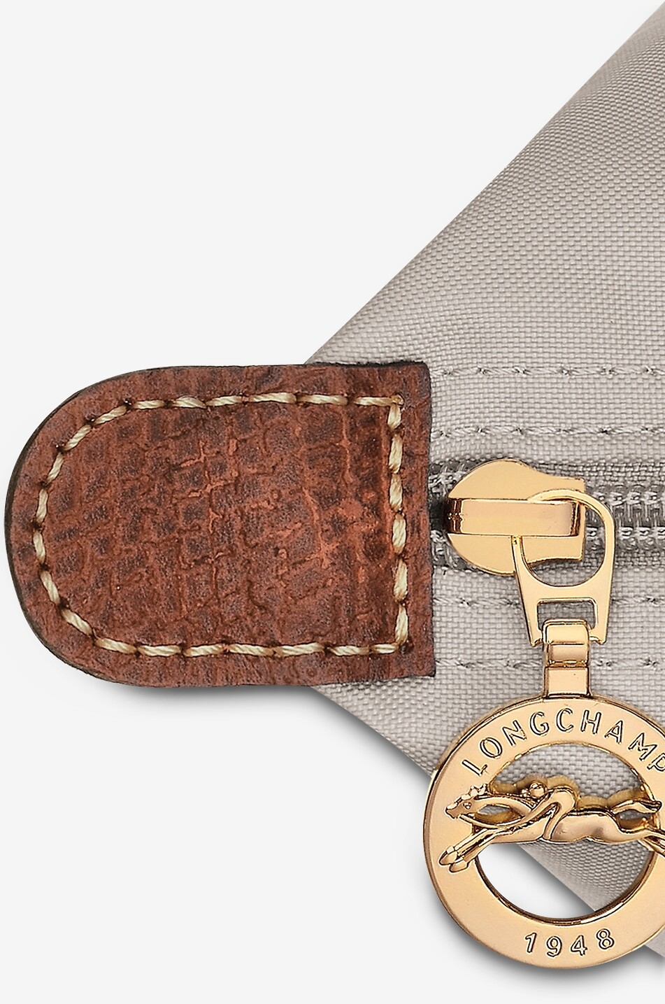 LONGCHAMP Le Pliage Original M coated canvas tote bag Women GREY 4