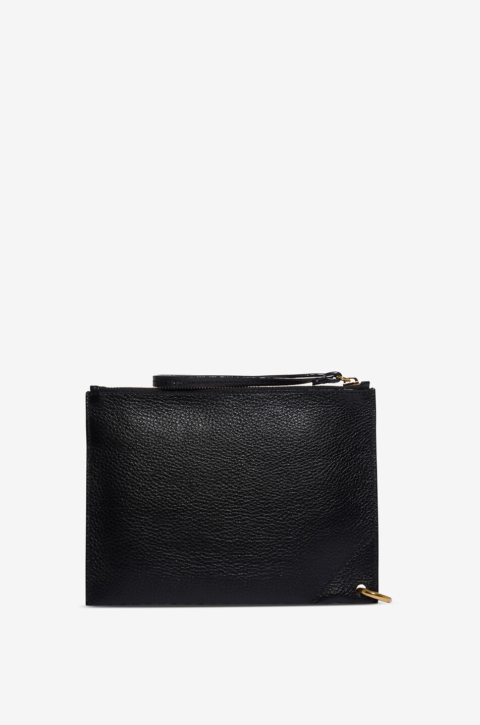 CHLOE Clutch aus genarbtem Leder Chloé Spin Damen SCHWARZ 2