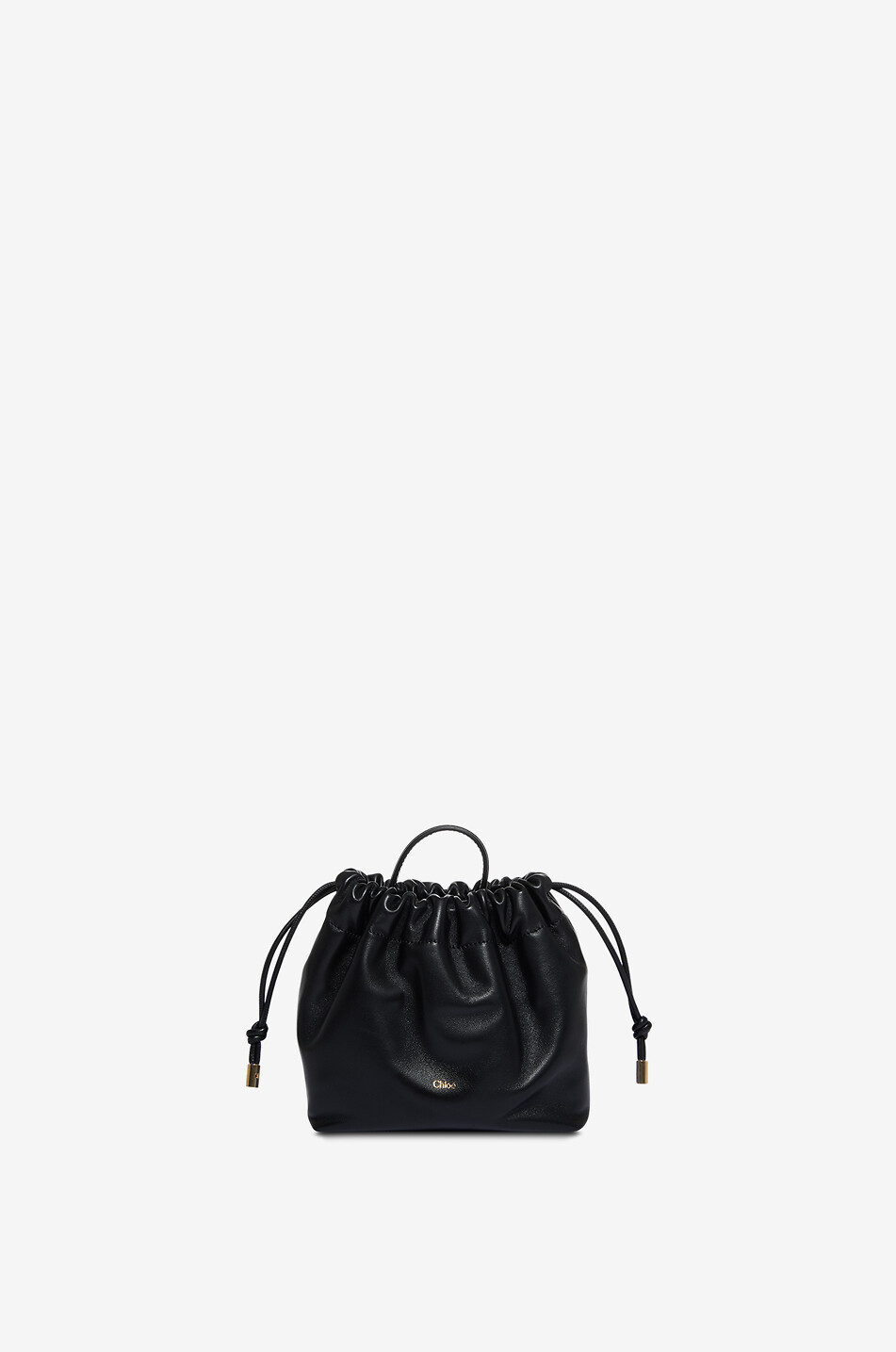 CHLOE Schultertasche aus Nappaleder mit Kettengurt Chloé Icons Mini Damen SCHWARZ 1