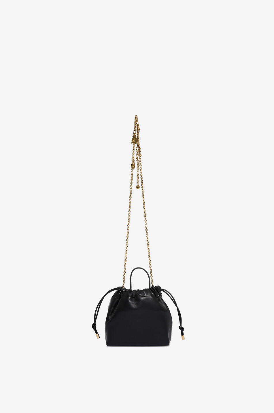 CHLOE Schultertasche aus Nappaleder mit Kettengurt Chloé Icons Mini Damen SCHWARZ 3