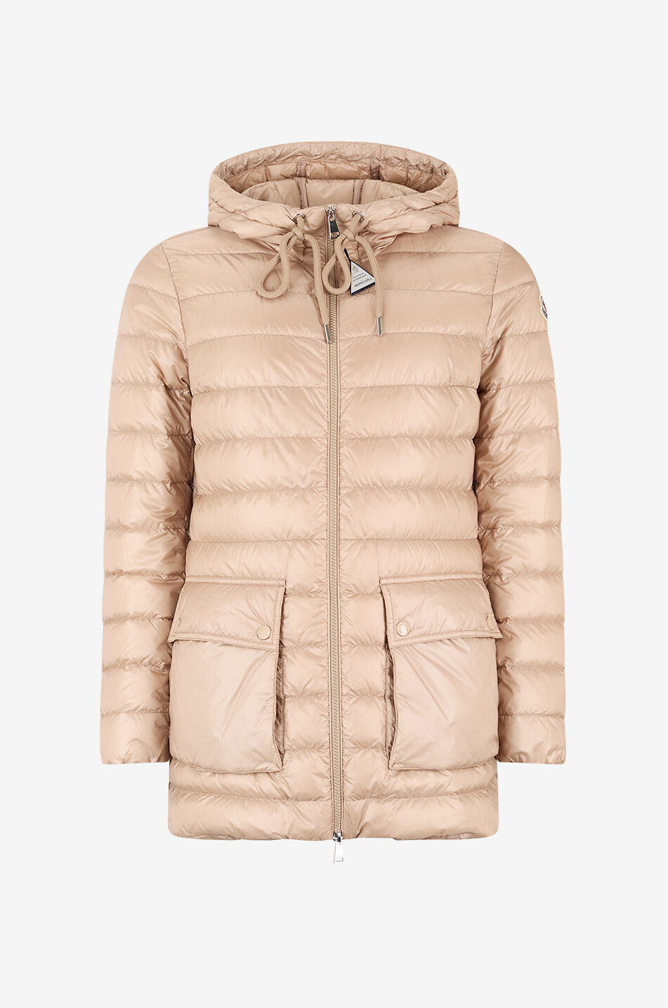 Jasmin quilted mid-length hooded down jacket - MONCLER - Light