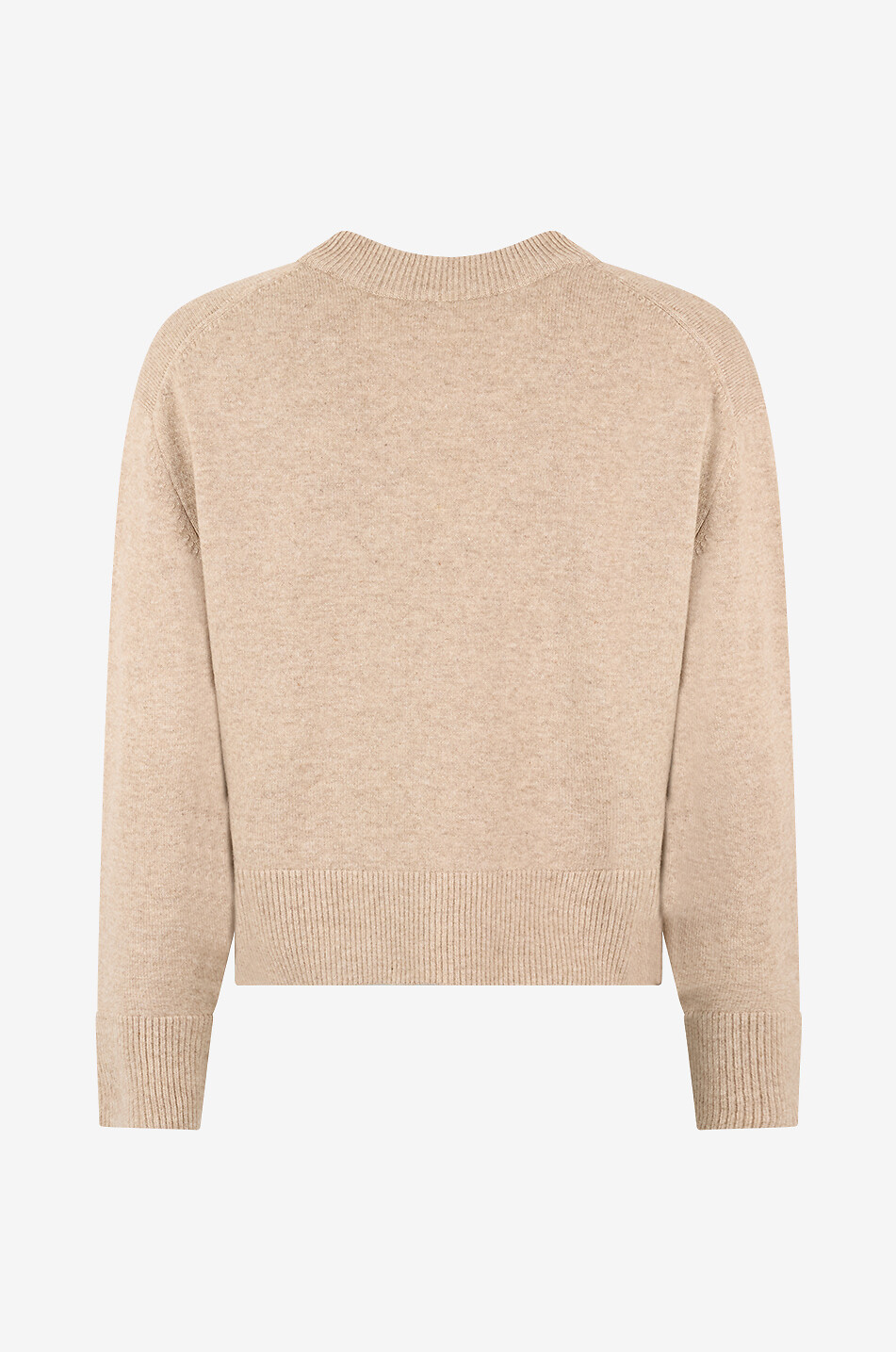 VINCE Weiter Pullover mit V-Ausschnitt aus Wolle und Kaschmir Damen BEIGE 2