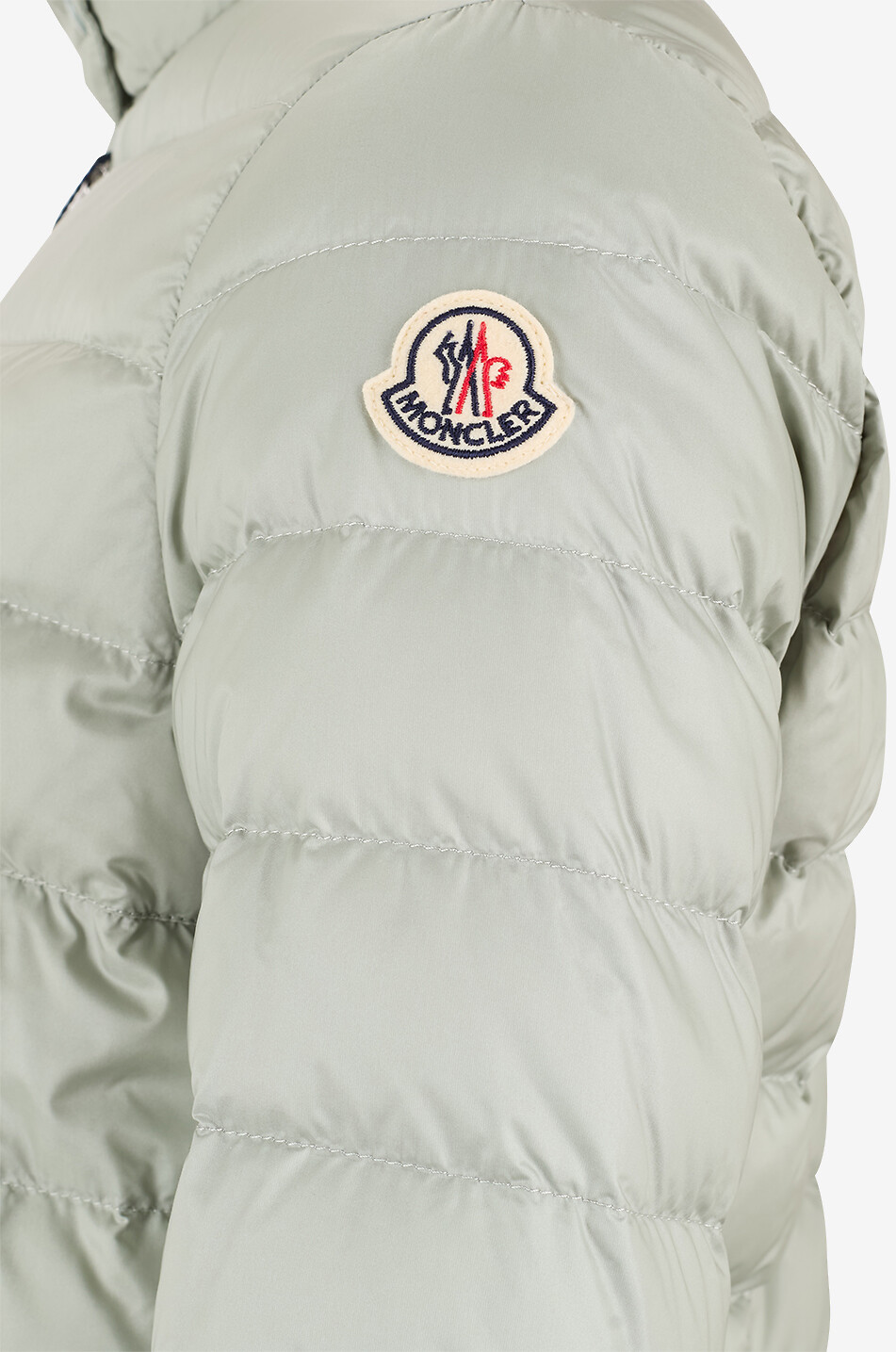 MONCLER Kurze Steppdaunenjacke aus Funktionsstoff Lans Damen HELLGRÜN 3