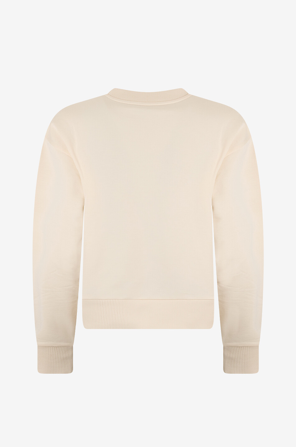 MONCLER Sweat-shirt à col rond ample brodé MONCLER Femme BLANC CASSE 2