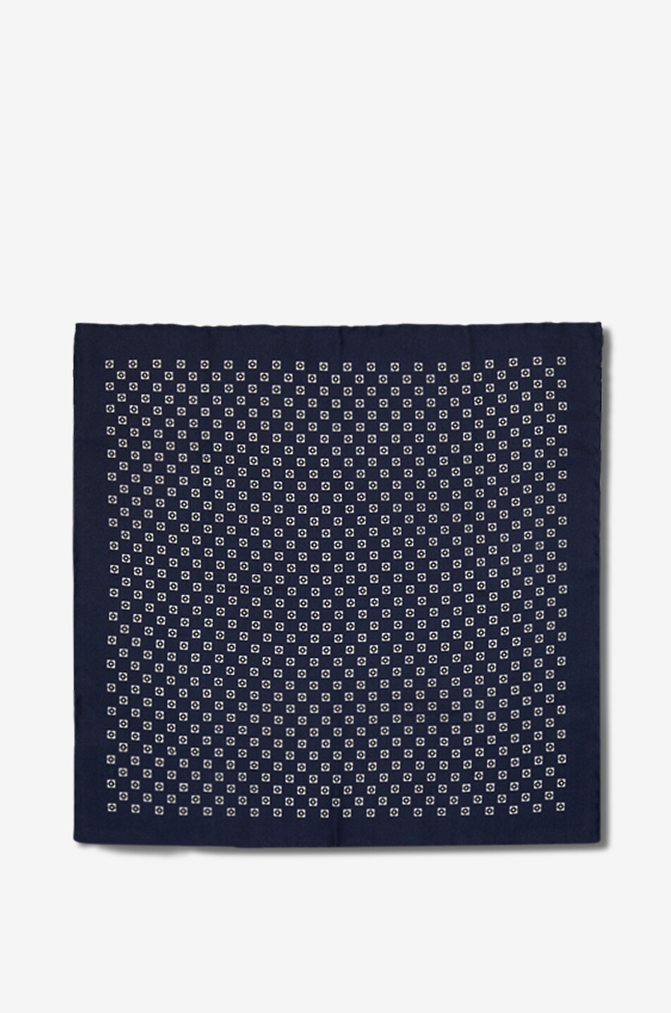 BRUNELLO CUCINELLI Square patterned fabric clutch Men DARK BLUE 1
