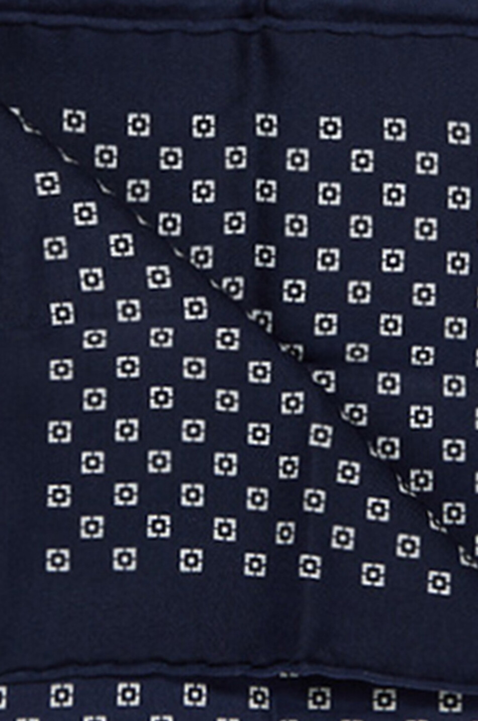 BRUNELLO CUCINELLI Square patterned fabric clutch Men DARK BLUE 2