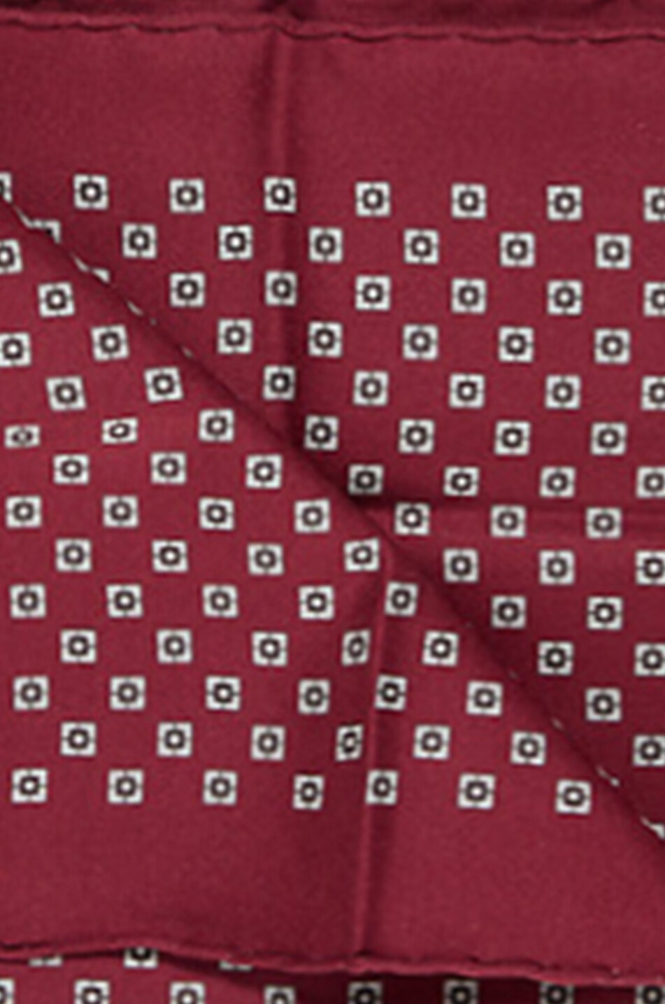 BRUNELLO CUCINELLI Square patterned fabric clutch Men DARK RED 2