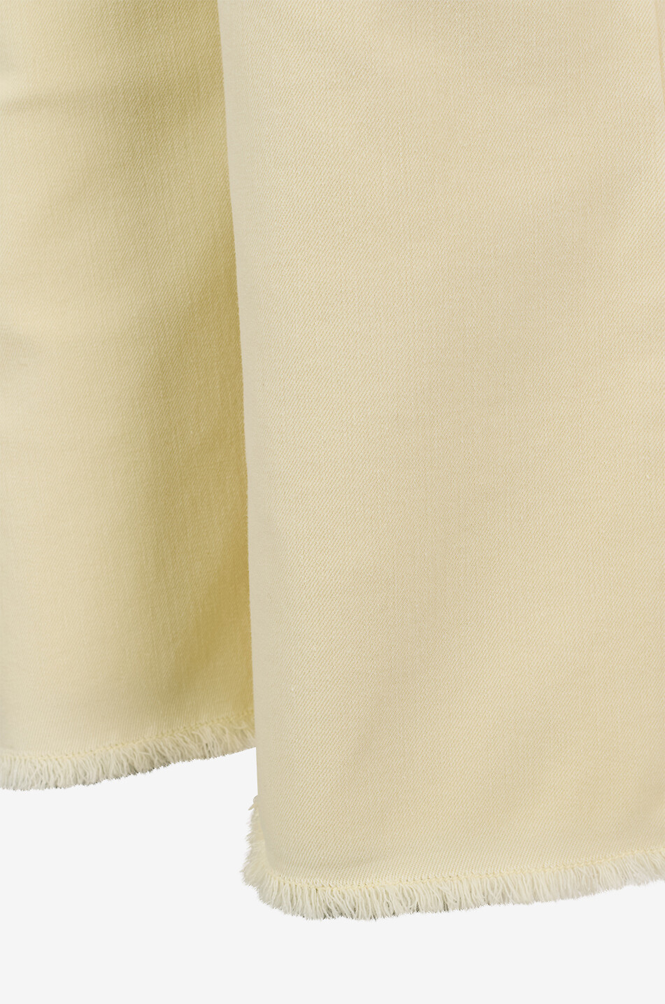 SEDUCTIVE Cindy cotton and lyocell frayed slim fit trousers Women LIGHT YELLOW 3