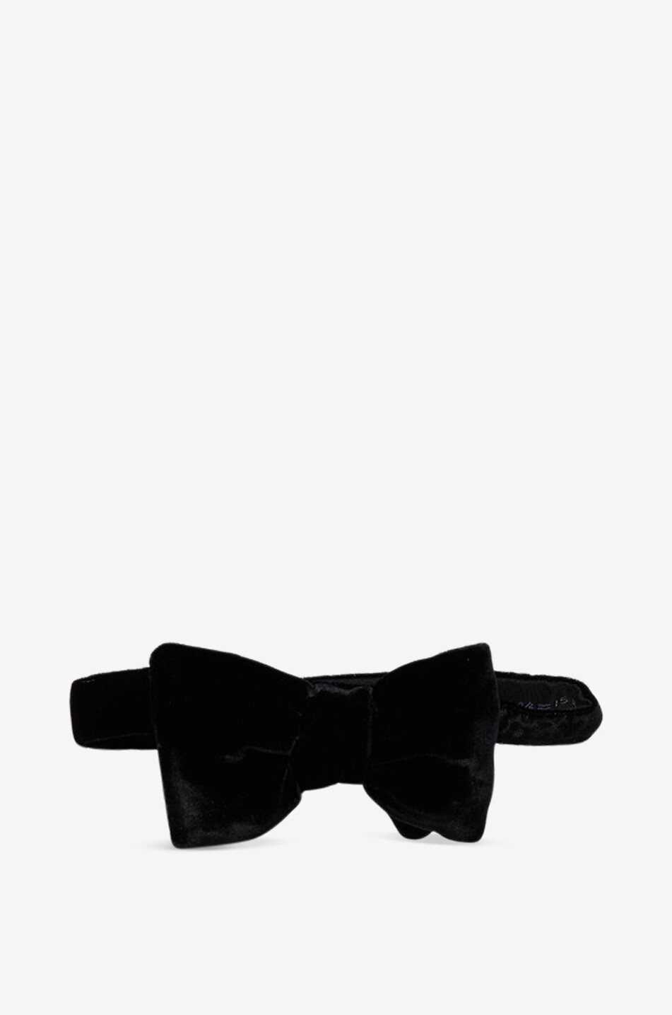 TOM FORD Pre-tied velvet bow tie Men BLACK 1