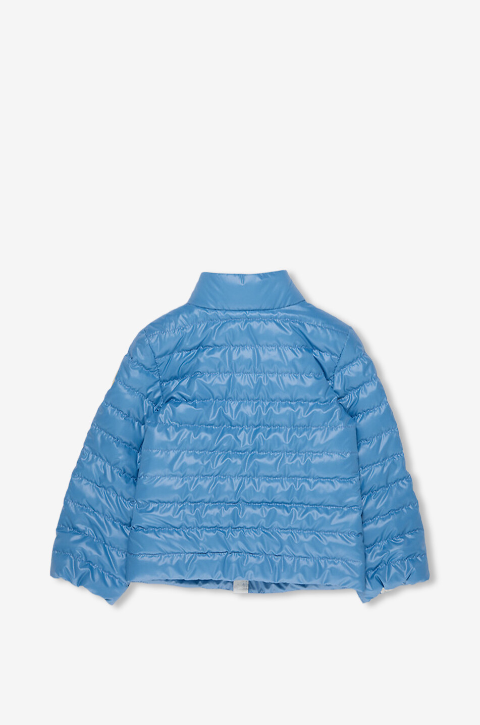 MONCLER Kurze Baby-Daunenjacke mit Stehkragen Kerem Baby BLAU 2
