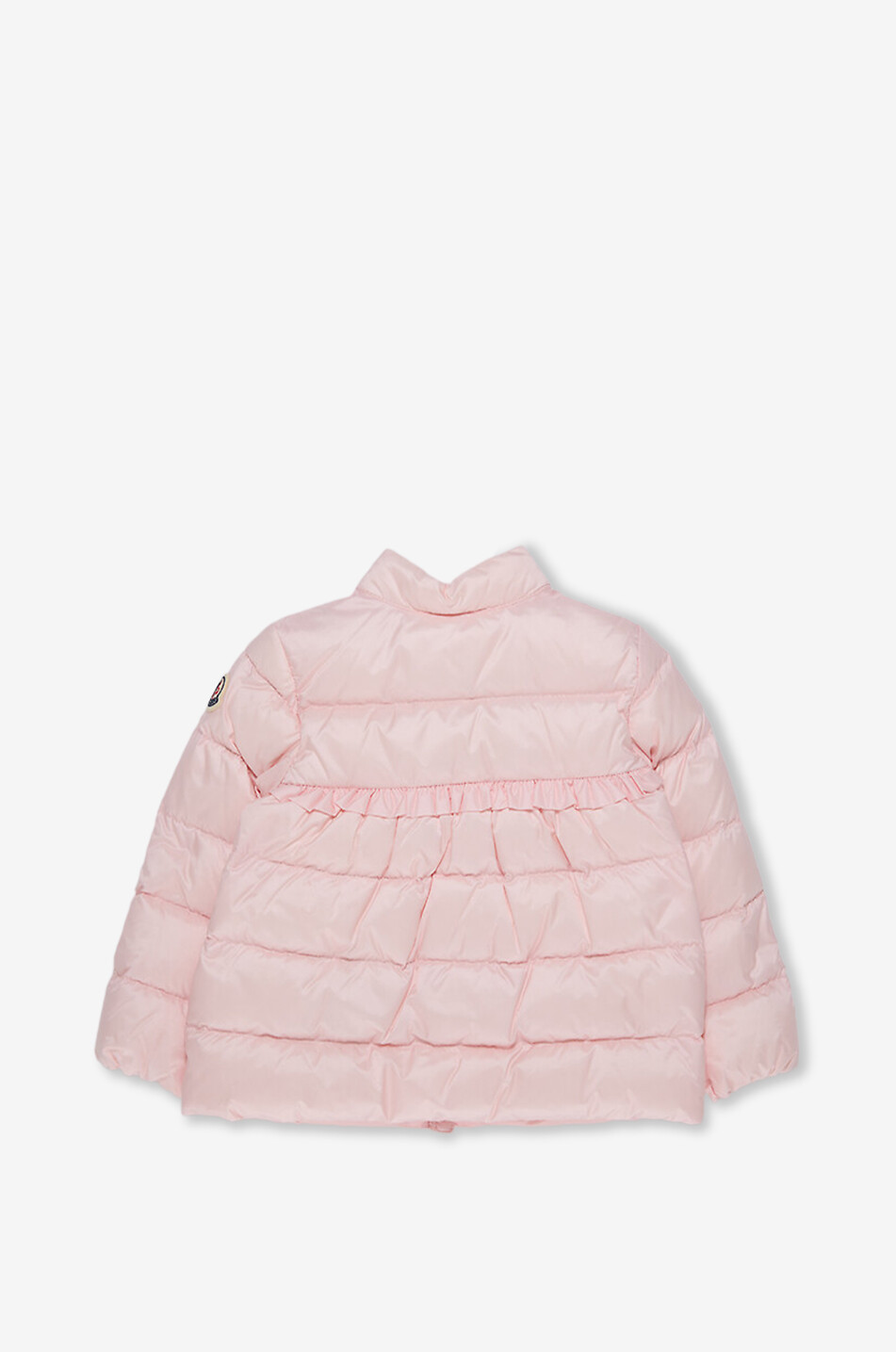 MONCLER Nazife quilted ruffled baby puffer jacket Baby LIGHT PINK 2