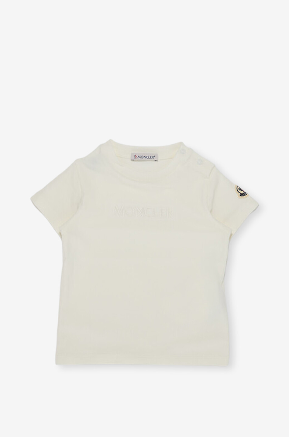 Cotton stretch jersey baby short-sleeved T-shirt