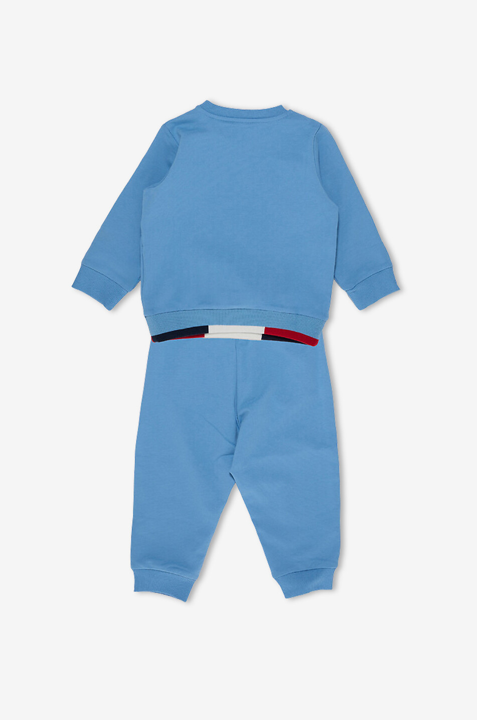 MONCLER Baby sweat track suit with blue-white-red trim Baby BLUE 2