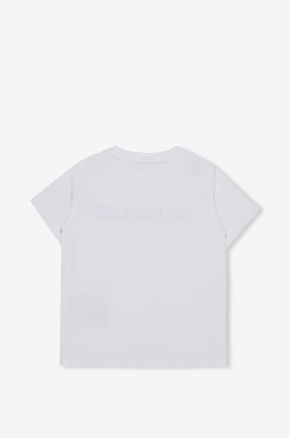 MONCLER Ensemble short et T-shirt bébé en jersey brodé Bébé BLANC 4