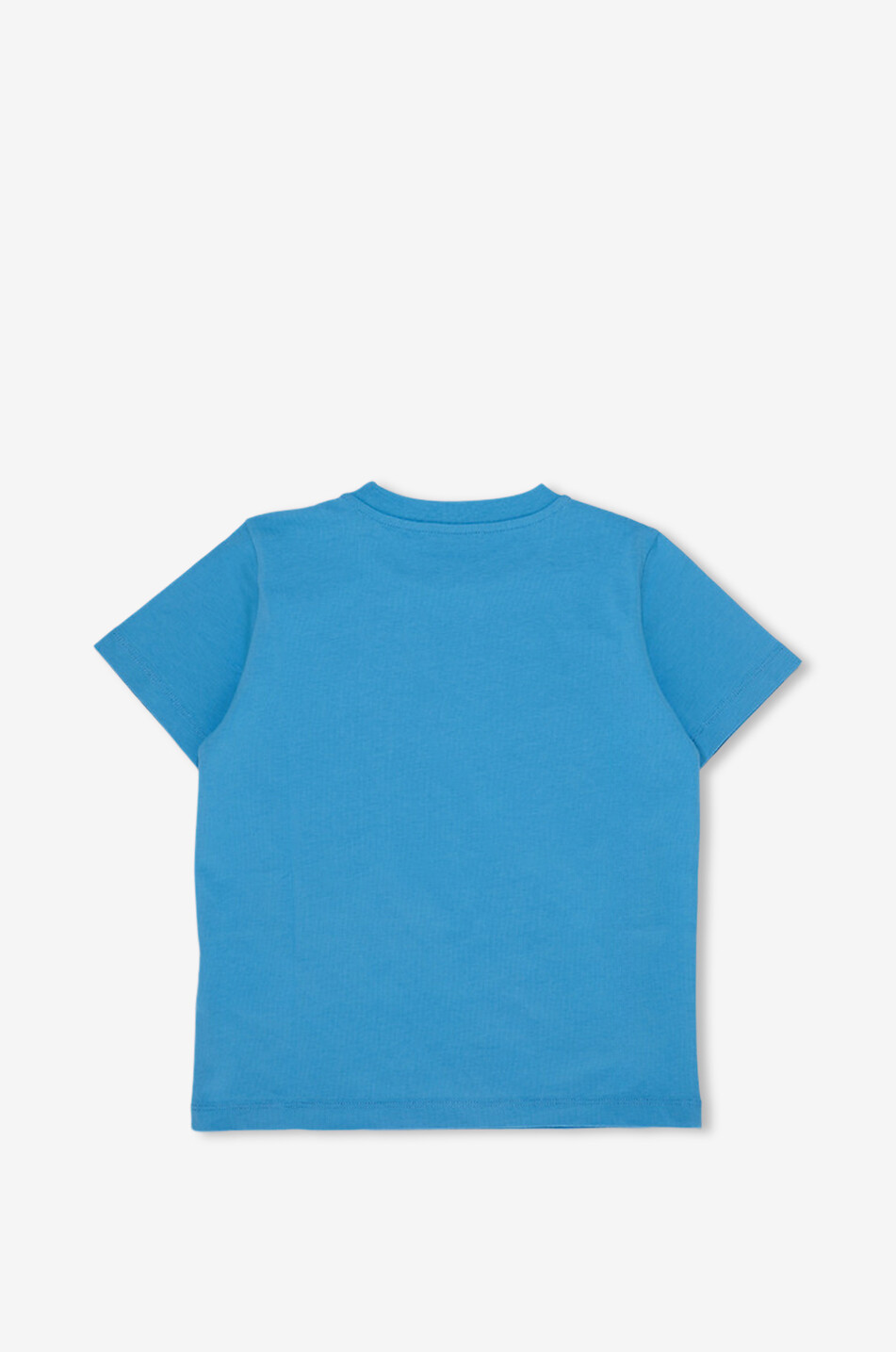 MONCLER Boy's jersey t-shirt with embroidered logo Boy BLUE 2