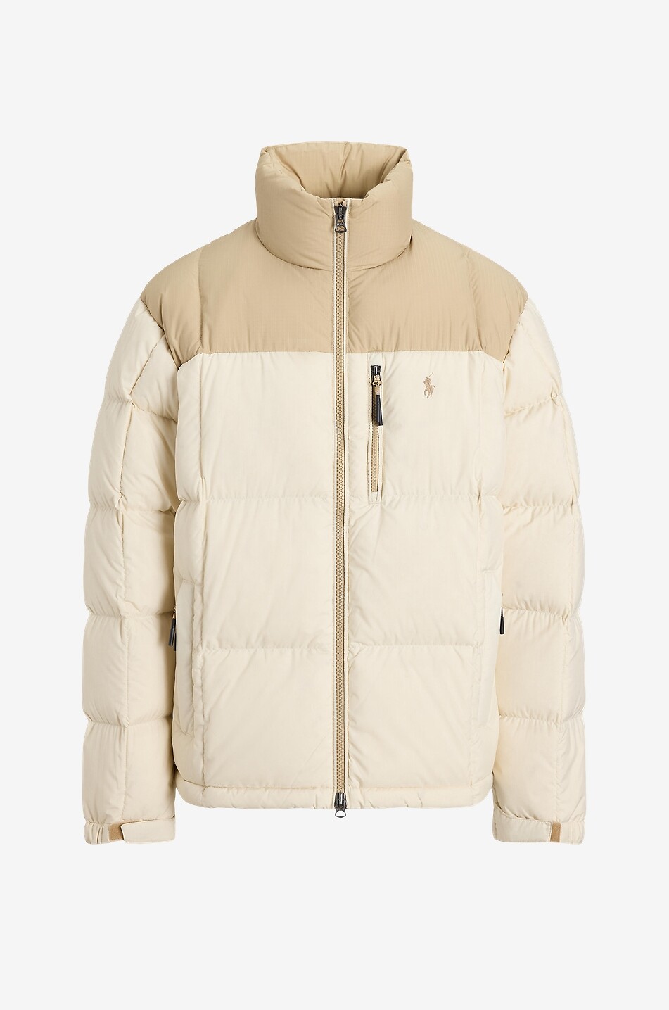 POLO RALPH LAUREN Kurze Steppjacke mit Stehkragen Herren BEIGE 1