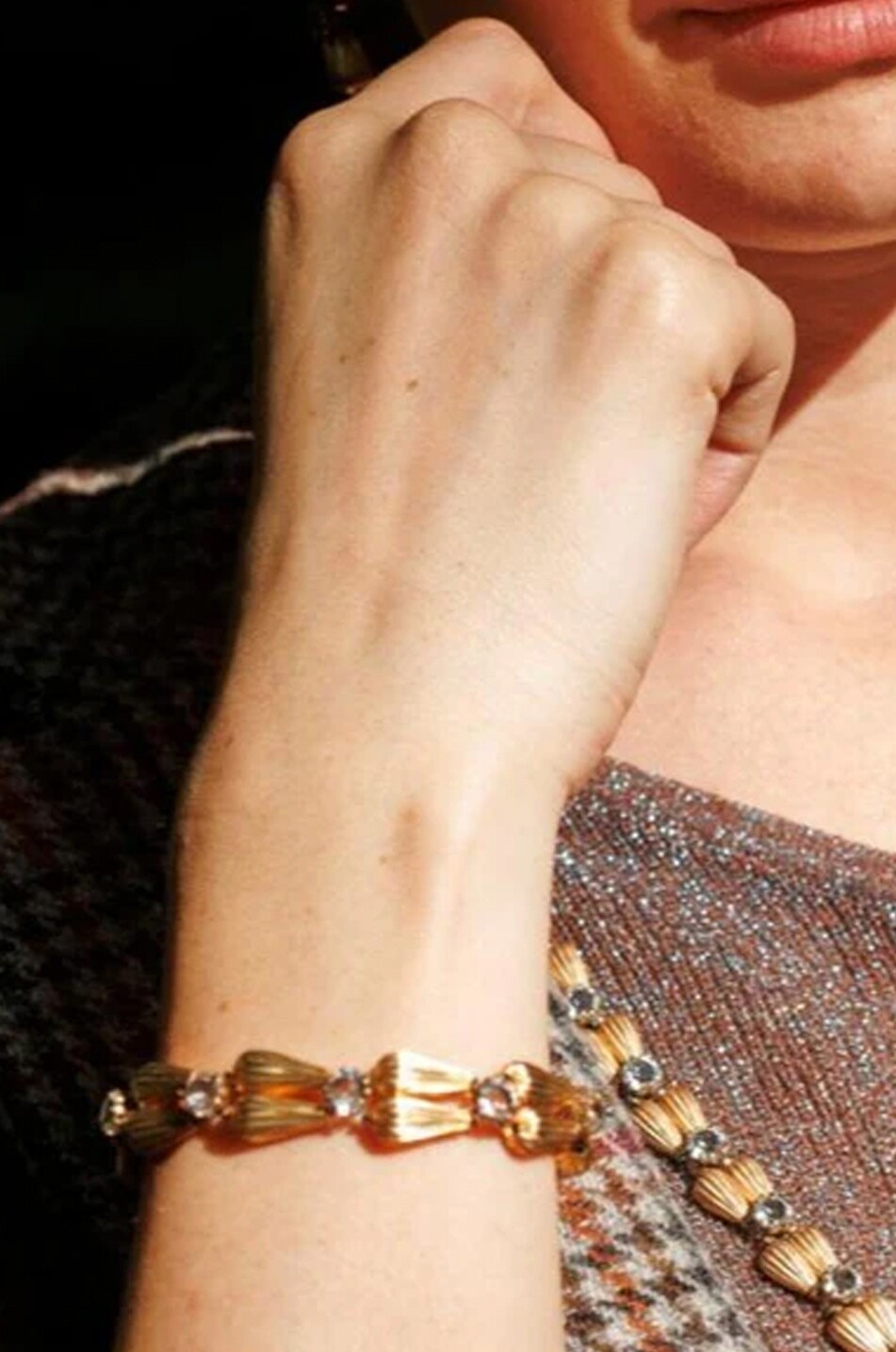 TATABORELLO Goldenes Armband mit Kristallen Ombra Damen GOLDEN 2