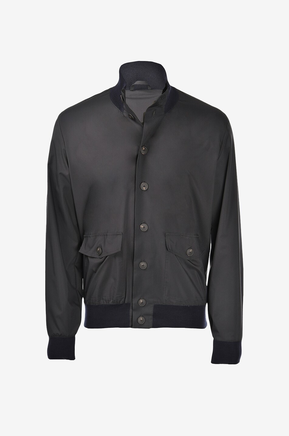 GRAN SASSO Aviator jacket with stand collar and patch pockets Men DARK BLUE 1
