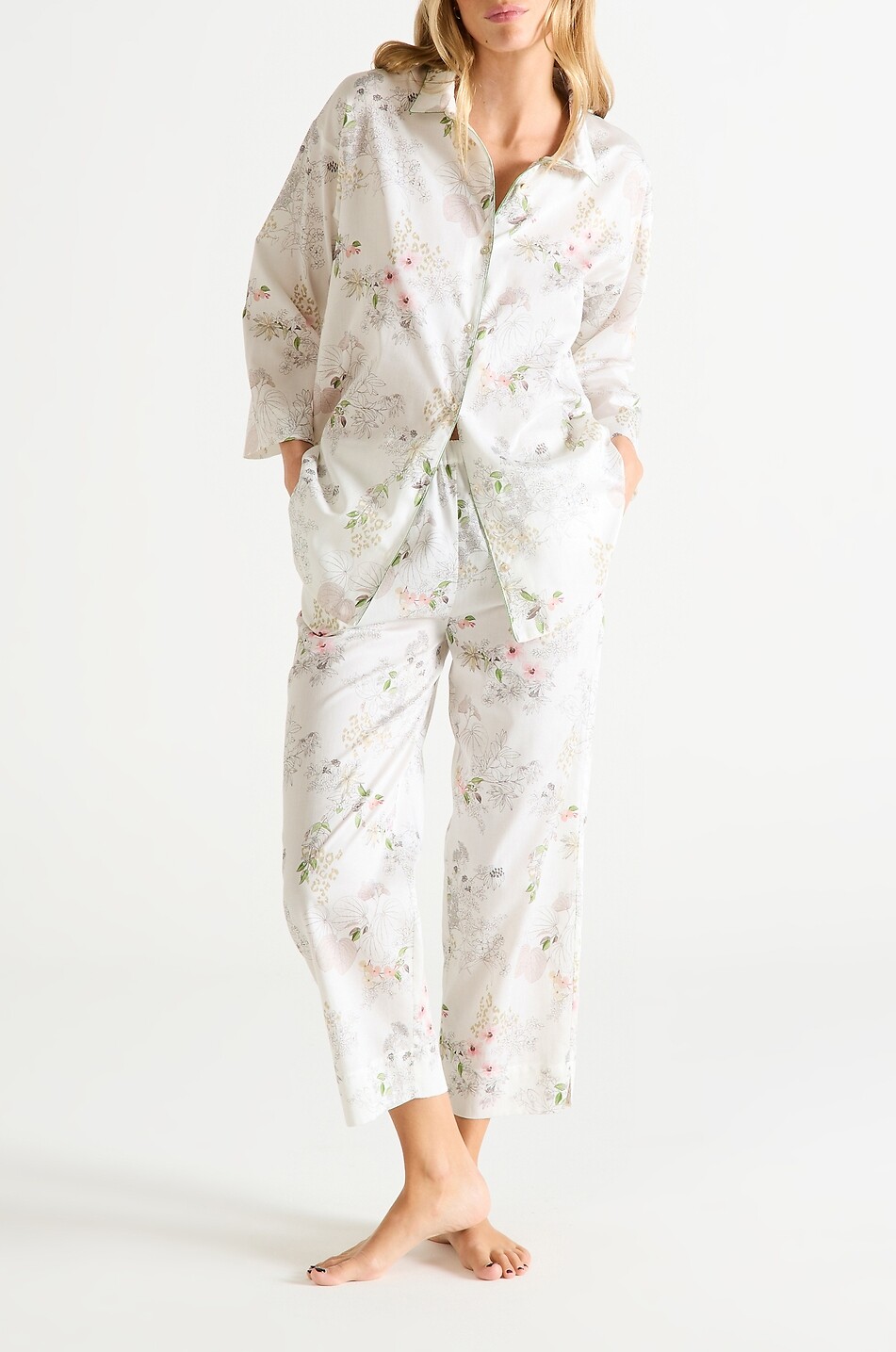 LAURENCE TAVERNIER Straight-leg cotton printed pyjamas Women MULTI COLOURED 2