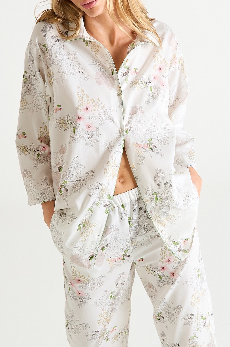 LAURENCE TAVERNIER Straight-leg cotton printed pyjamas Women MULTI COLOURED 5