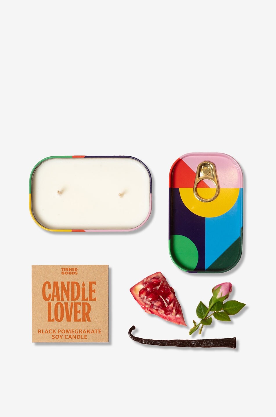 BLOCK DESIGN Bougie parfumée en boîte Tinned Goods - Candle Lover Maison MULTICOLORE 1