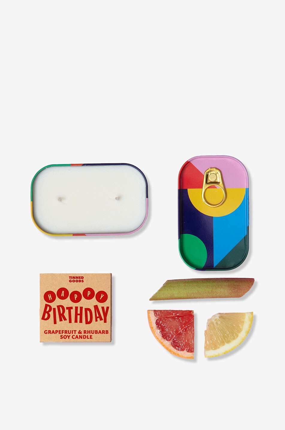 Happy Birthday tinned scented candle