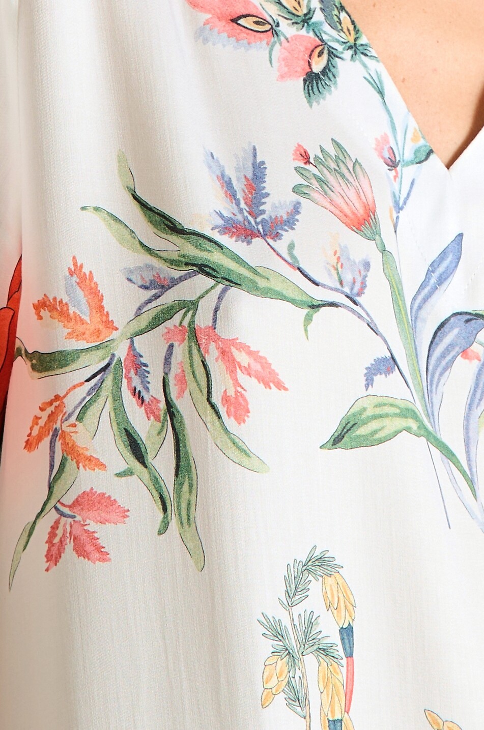 LAURENCE TAVERNIER Chemise de nuit fleurie en viscose Eze Femme MULTICOLORE 4