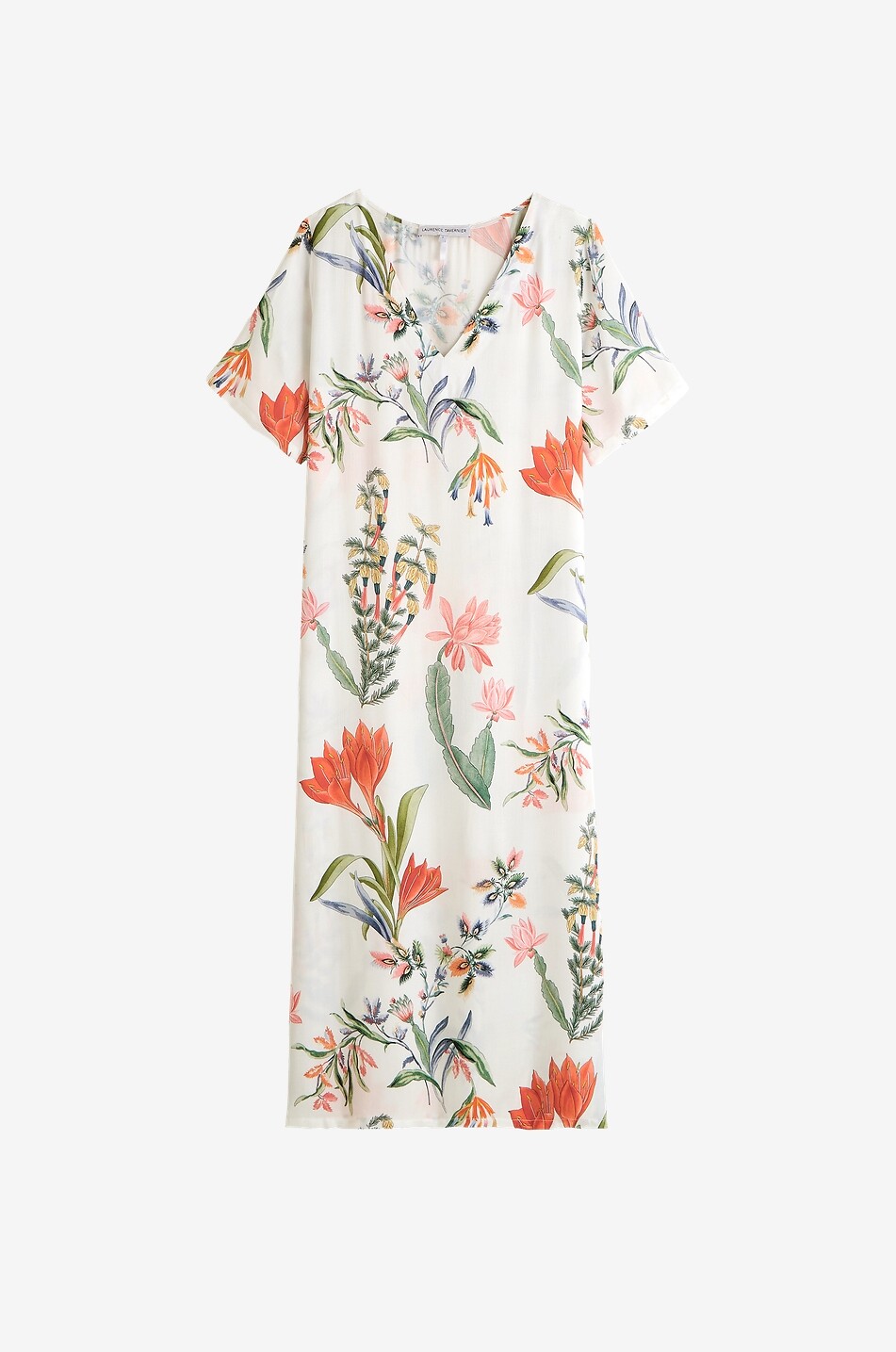 Chemise de nuit fleurie en viscose Eze