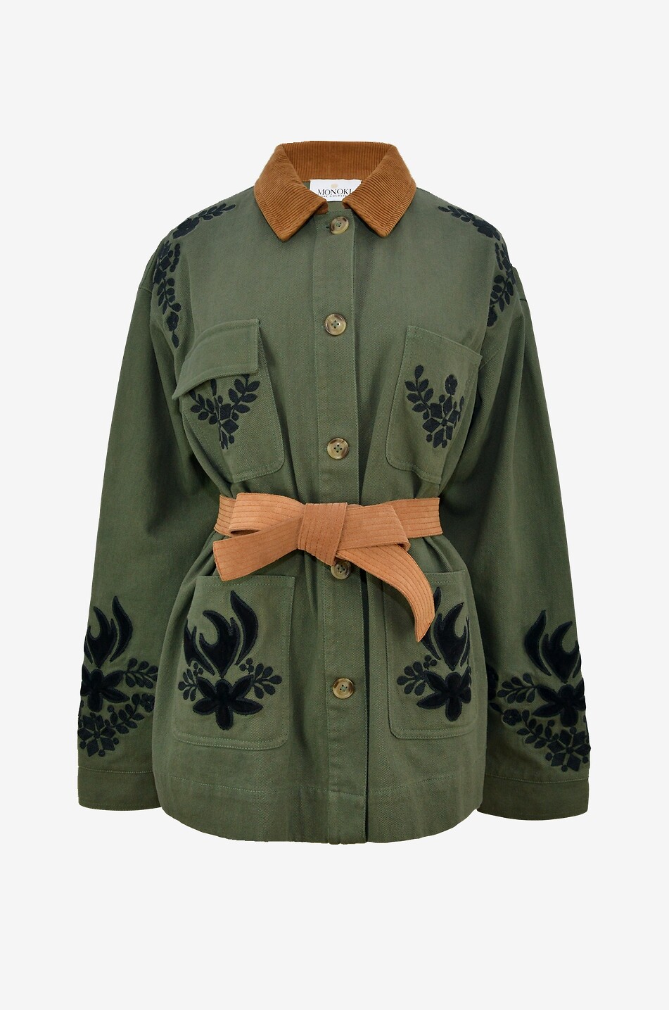 Veste utilitaire en sergé de coton brodé Awake