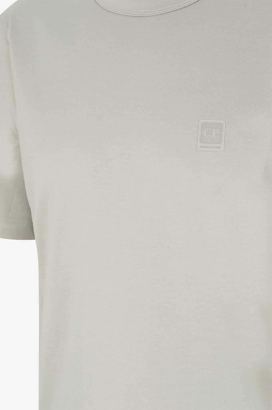C.P. COMPANY T-shirt à col rond et manches courtes en coton Metropolis Homme GRIS 3