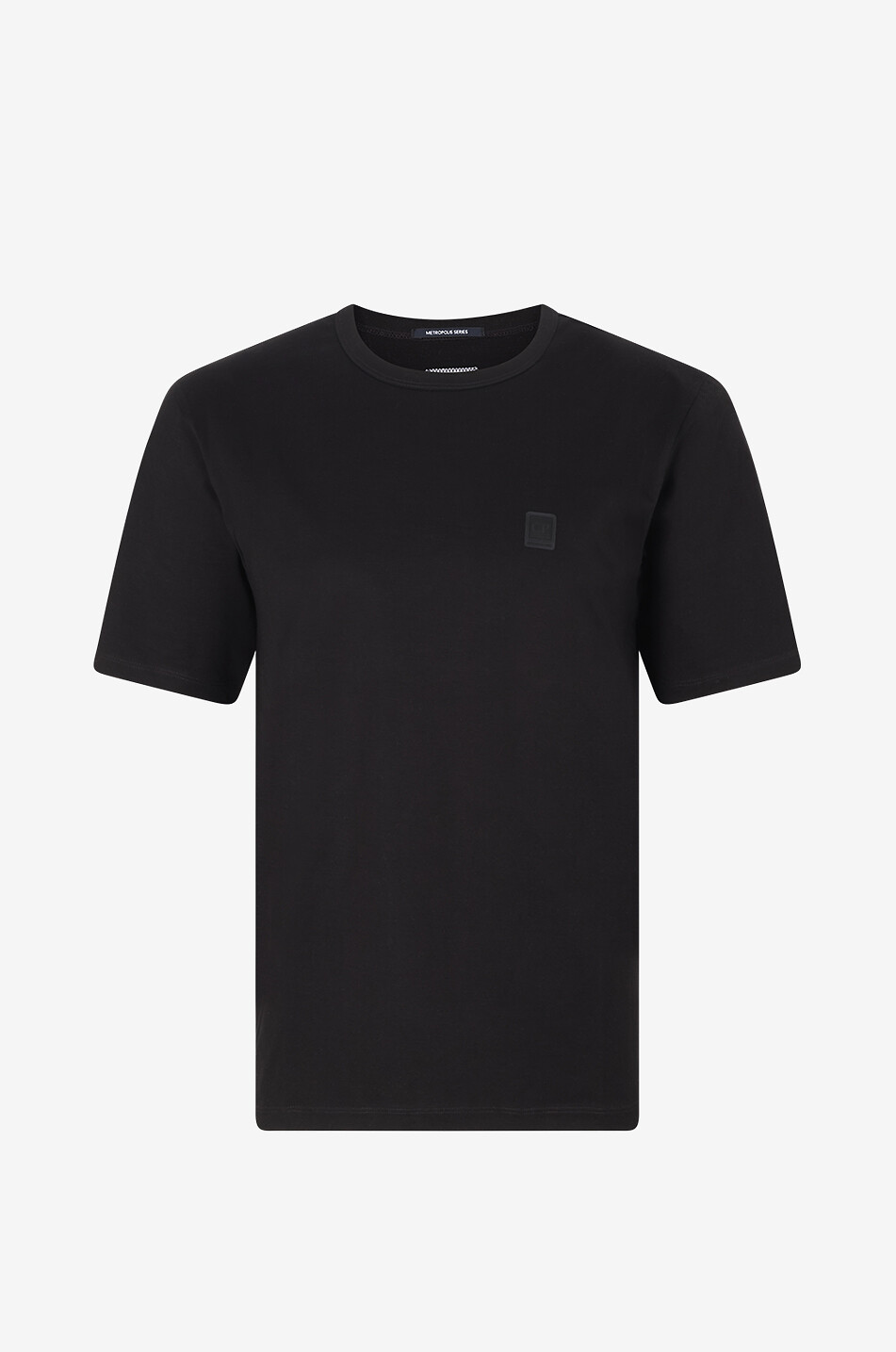 C.P. COMPANY Metropolis cotton short-sleeved crewneck T-shirt Men BLACK 1