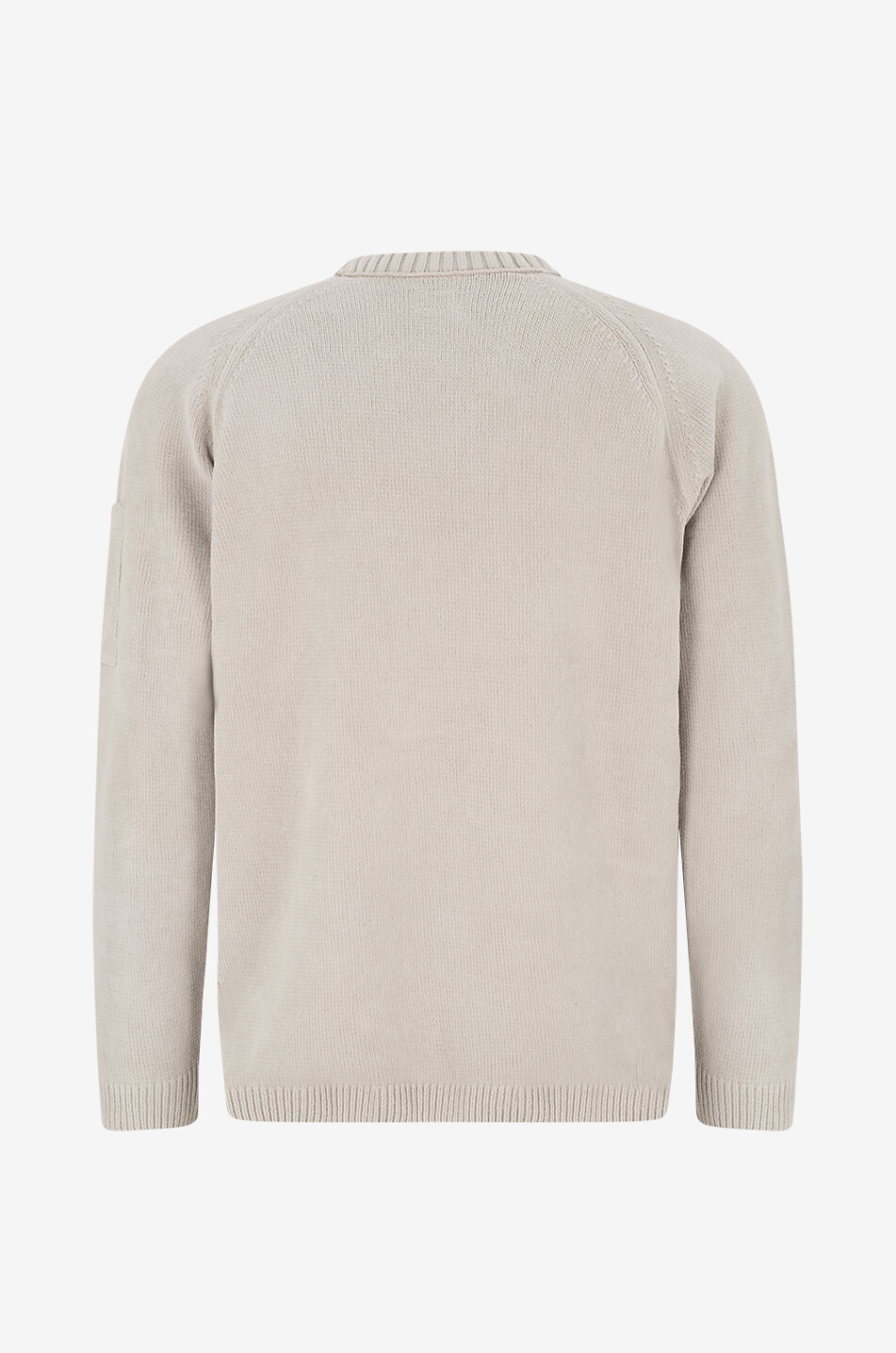 C.P. COMPANY Pullover mit Rundhalsausschnitt aus Baumwolle mit besticktem Logo Herren GRAU 2