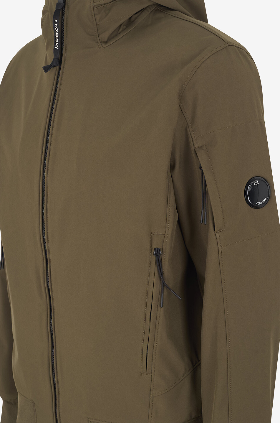 C.P. COMPANY CP Shell-R hooded jacket in technical fabric Men GREEN 3