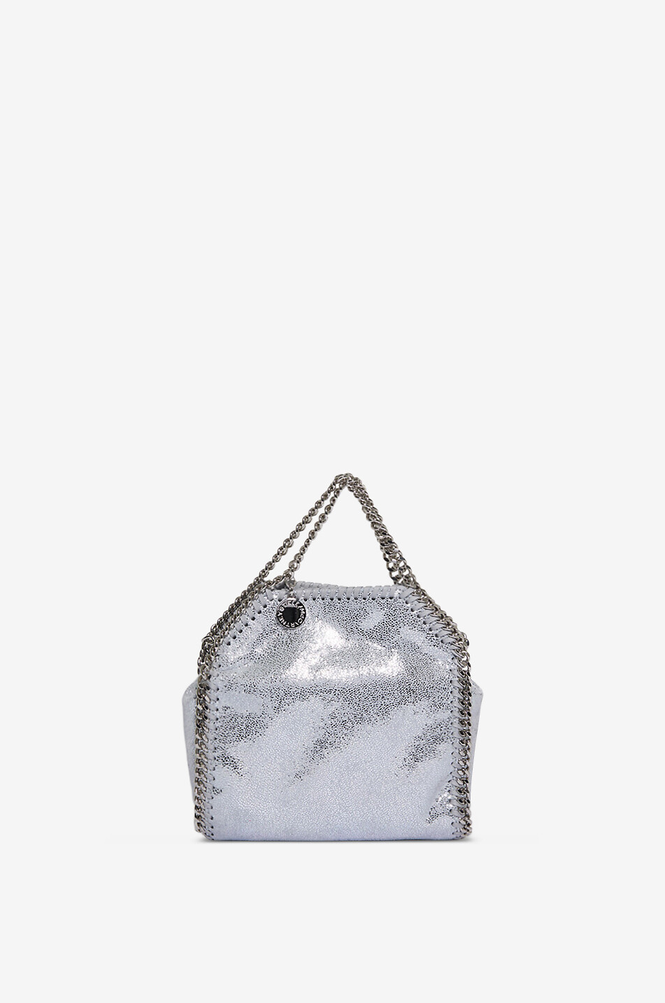 Shopper-Tasche aus Metallic-Kunstwildleder Falabella